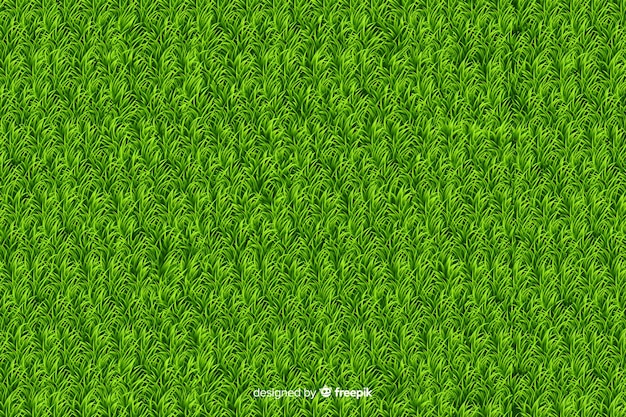 Free vector green grass background realisitic design