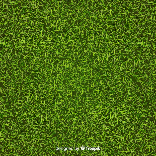 Free vector green grass background realistic style