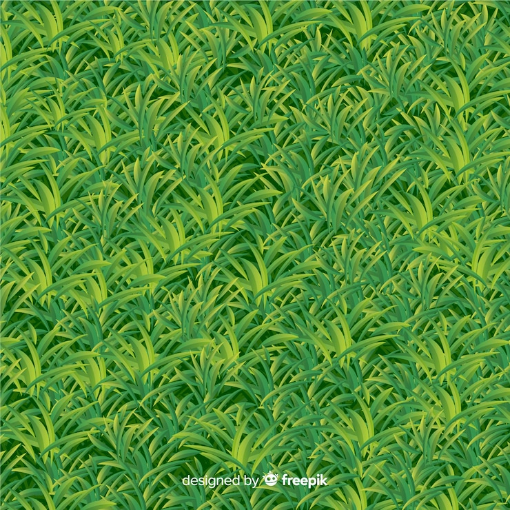 免費 Vector 綠色草地背景真實風格