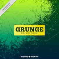 Free vector green grunge background