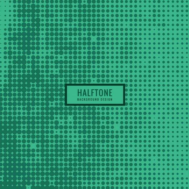 Green halftone background