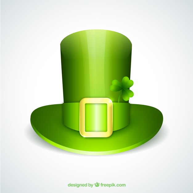 Green hat for Saint Patrick