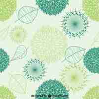 Vettore gratuito vettore organico seamless pattern