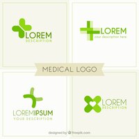 Verde medico logo templates