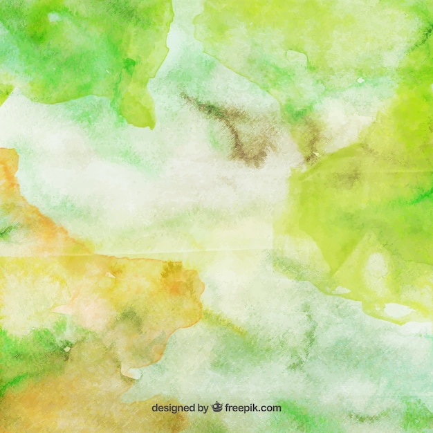 green mixture watercolor background