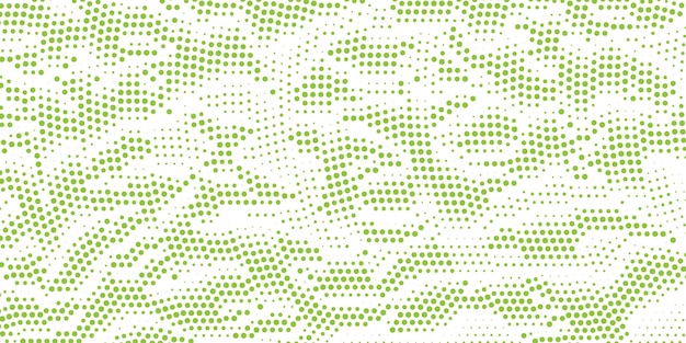 green monochrome halftone background