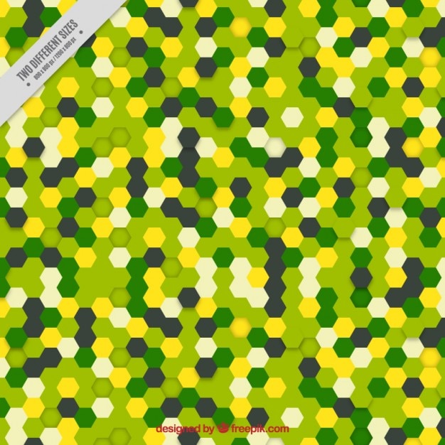 Free vector green mosaic background