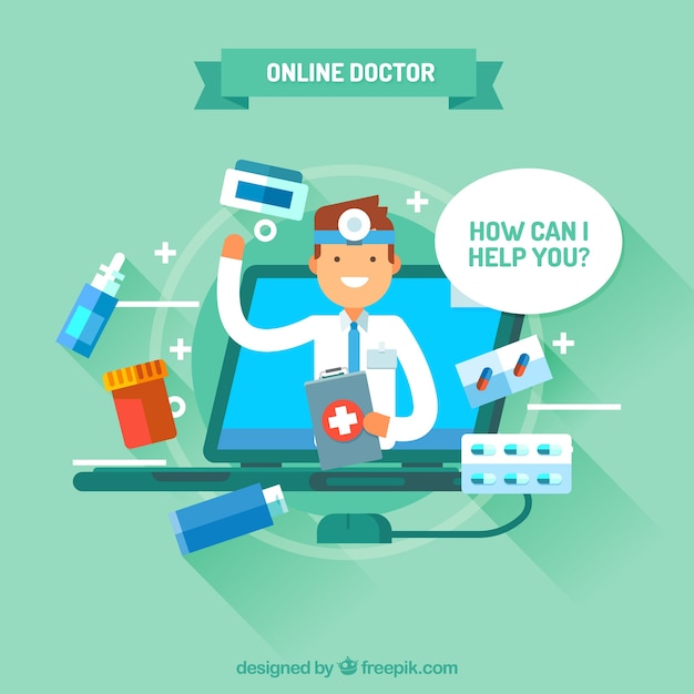 Green online doctor design