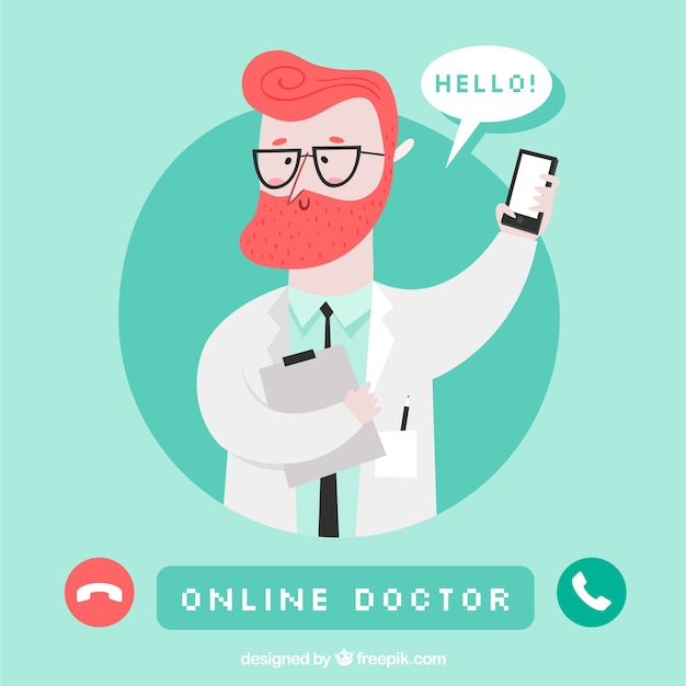 Green online doctor design