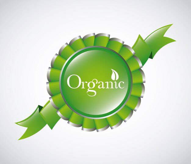 Green organic Label 