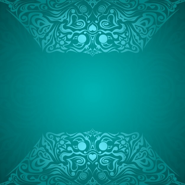 Free vector green ornamental background