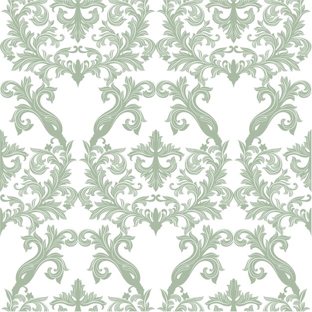 Green ornamental background