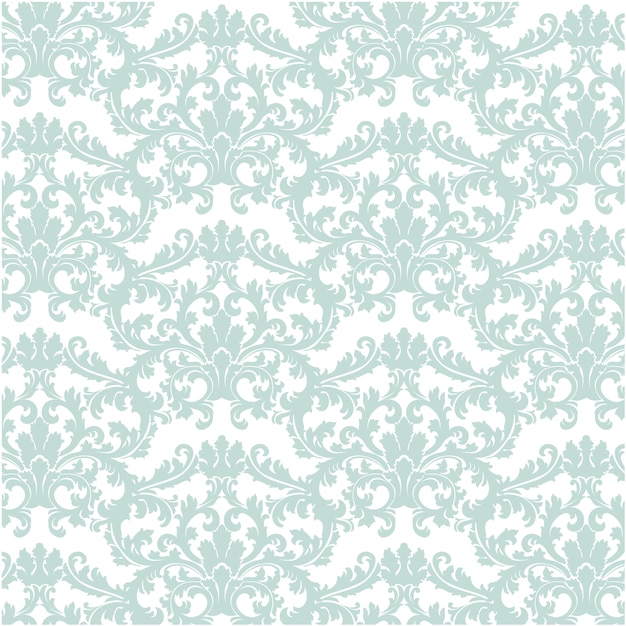 Free vector green ornamental luxury pattern background