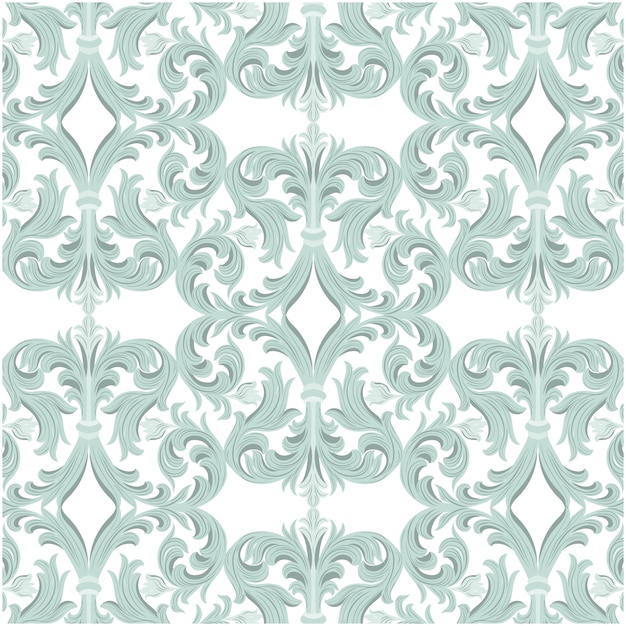 Sfondo verde pattern ornamentale