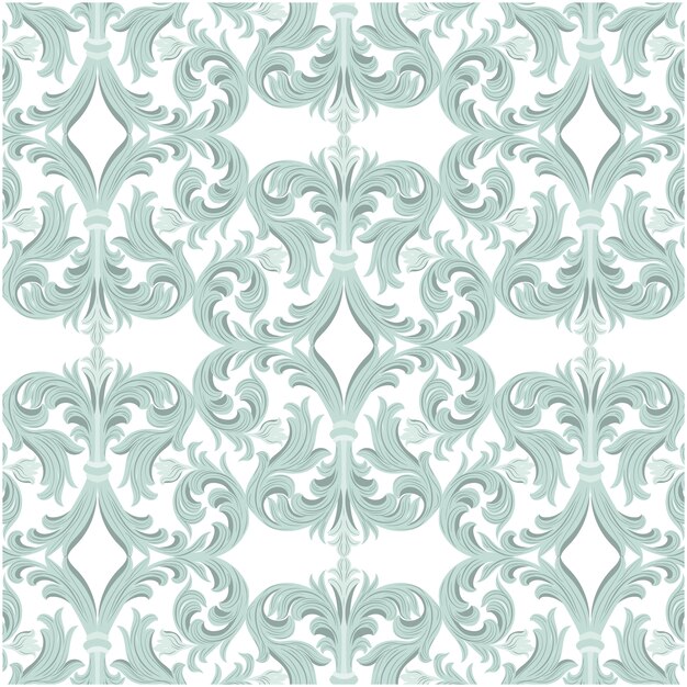 Green ornamental pattern background 