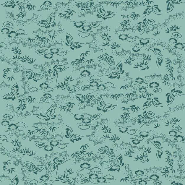 Green pattern background