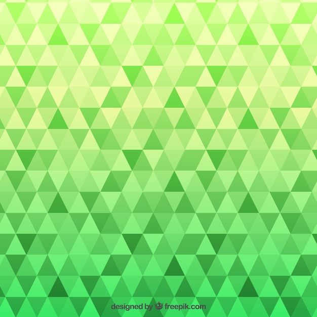 三角形と緑のパターン