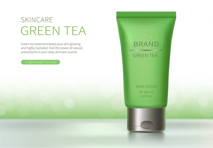 Free Vector green plastic tube
