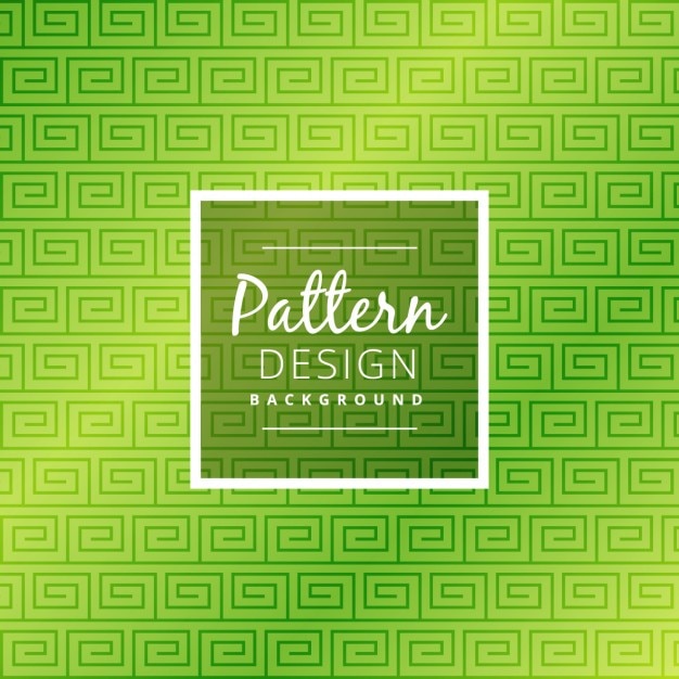 Free vector green seamless pattern