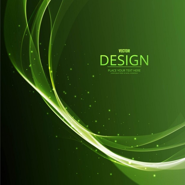 Green shiny wavy background