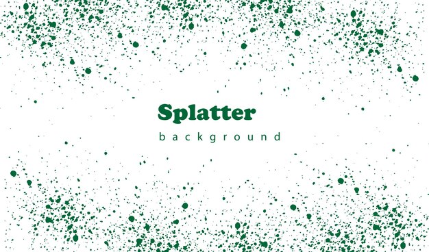 green splatter background