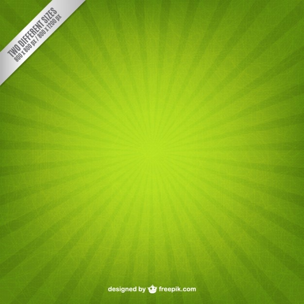 Green starburst background