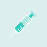 Free vector green syringe element vector