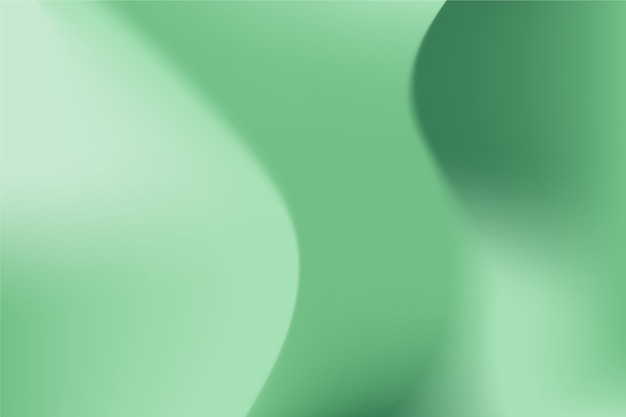 Free vector green tones gradient background