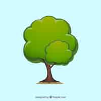 Free vector green tree illustration