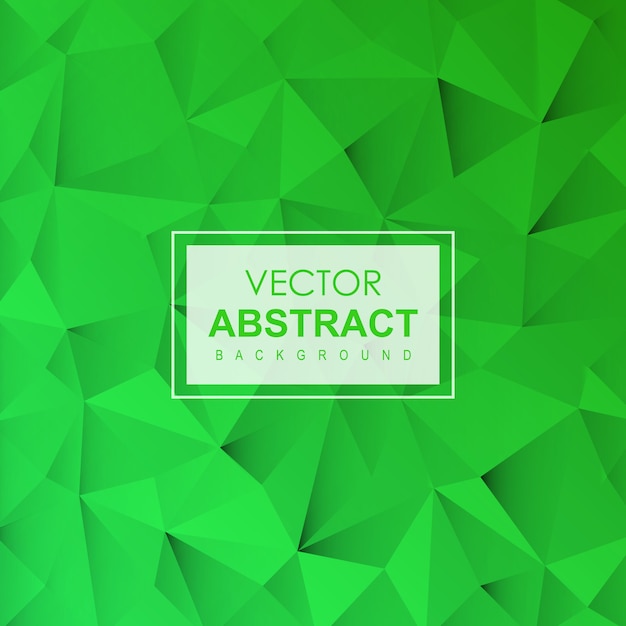 Free vector green vector abstract background