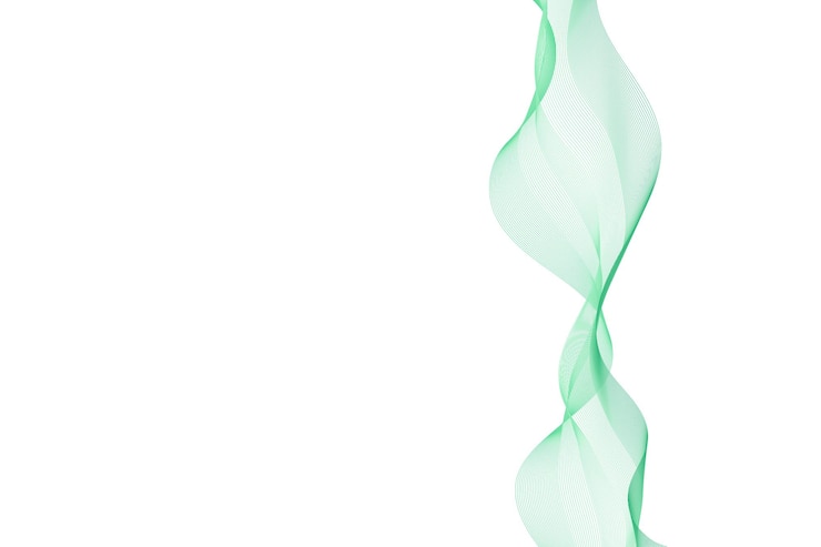 Free Vector green vertical wavy lines background