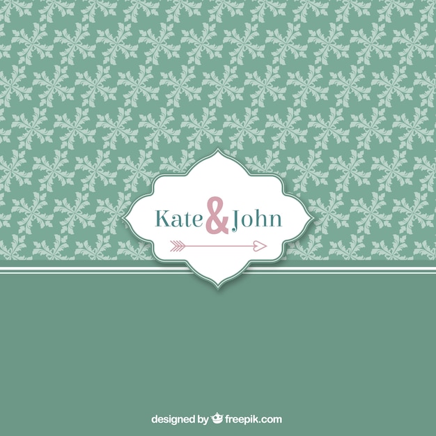 Free vector green wallpaper background decorated with leaves