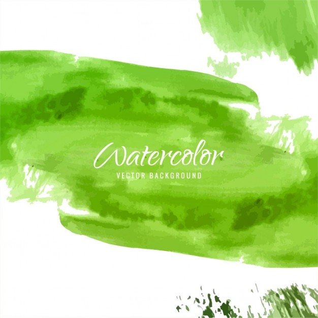 Green watercolor background