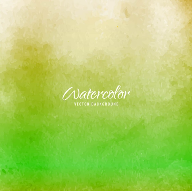 Green watercolor background