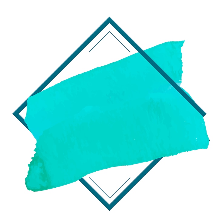 Free Vector green watercolor banner design vector
