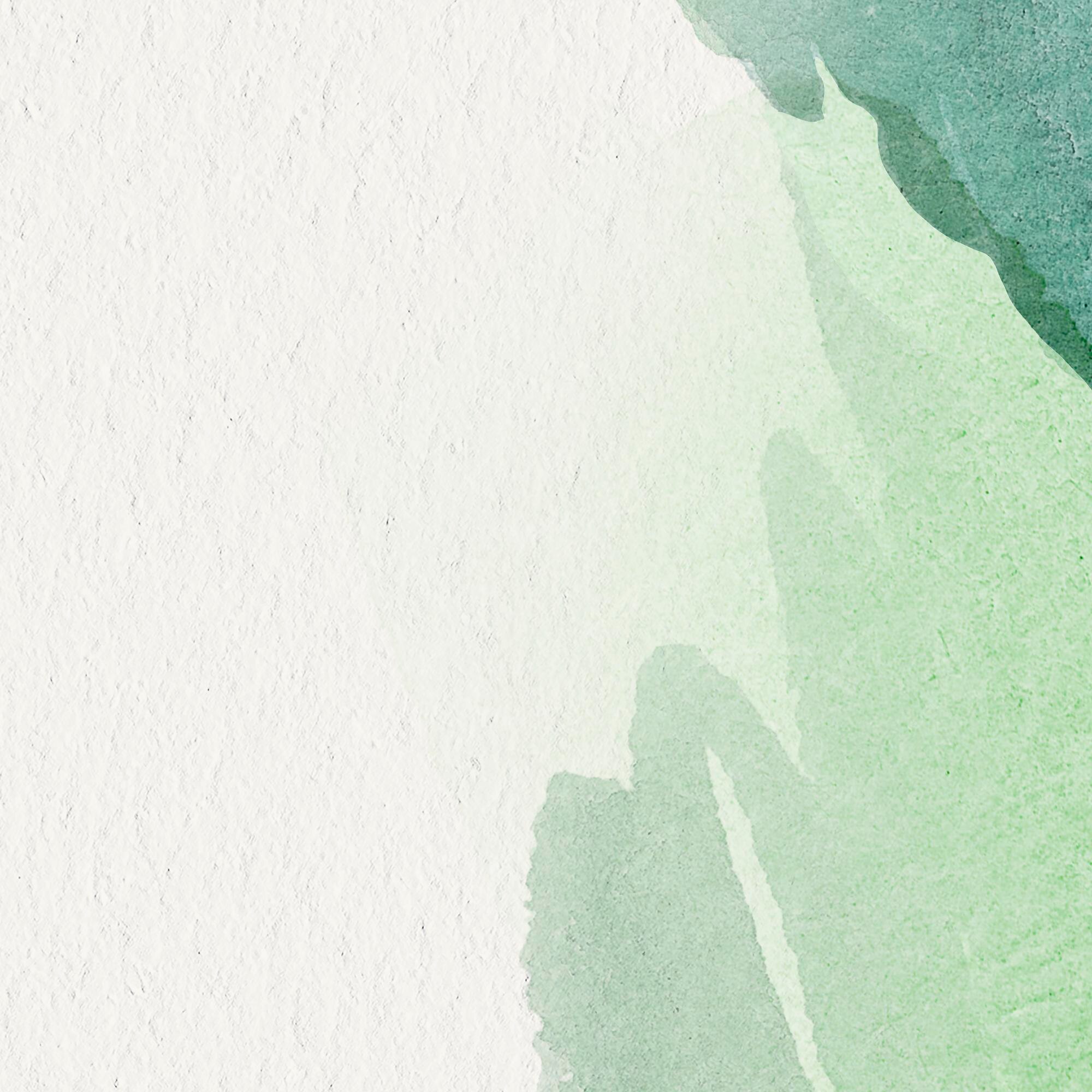 Free Vector | Green watercolor on a beige background