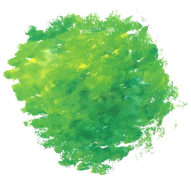 Green watercolor stain background