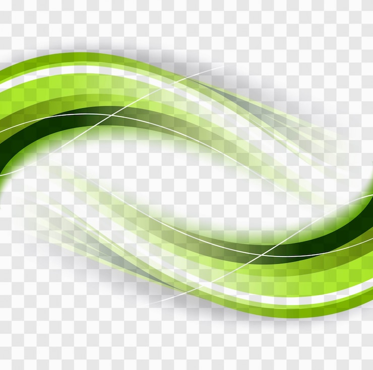 मुफ़्त वेक्टर green wavy shapes