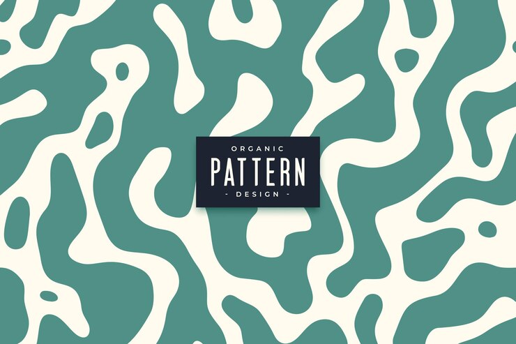 Free Vector green white organic turing pattern backdrop for textile print
