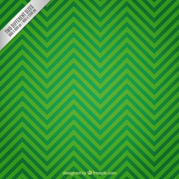 Free Vector green zigzag background