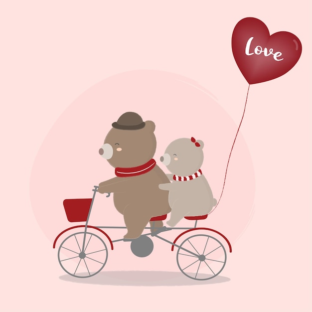 Free vector greeting card: with love.