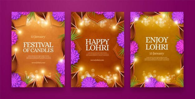 Сбор поздравительных открыток для празднования фестиваля лохри