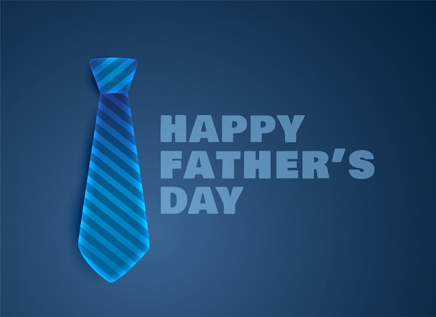 Free vector greeting for happy fathers day