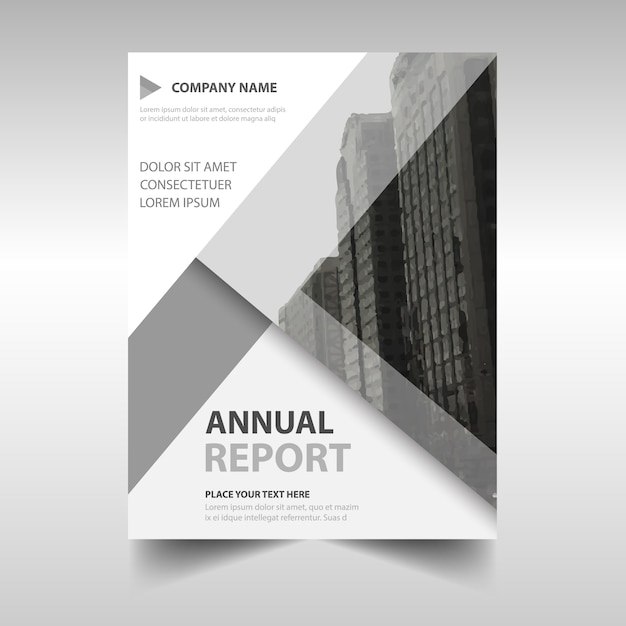 Grey annual report cover