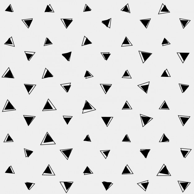 Free vector grey background with black triangles