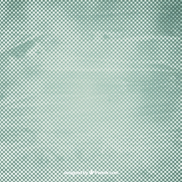 Grey background with green halftone dots