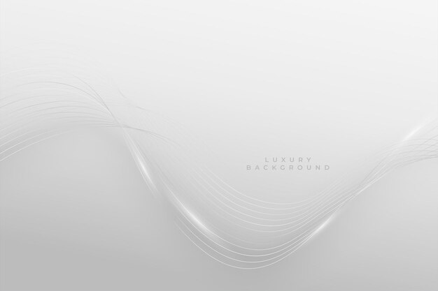 Grey background with smooth wave lines