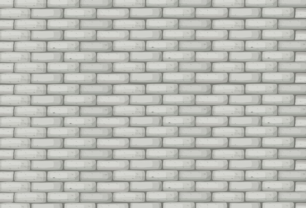 Free vector grey bricks wall background