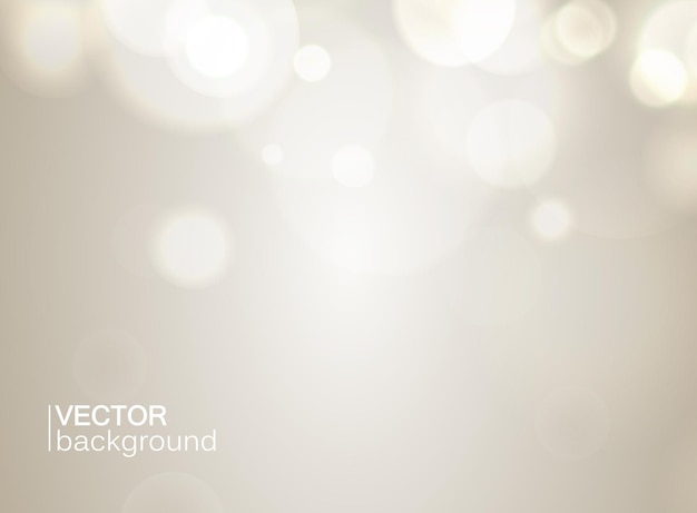 Free vector grey color abstract  with bokeh and light effects flat