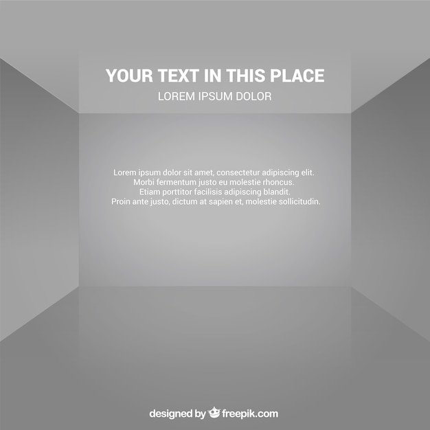 Free vector grey cube template